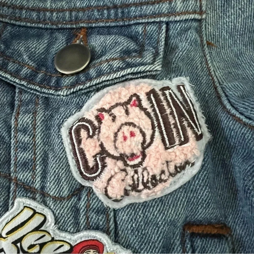 Disney Pixar Toy Story 4 Denim Jacket Girls Size 4 - Picture 10 of 12